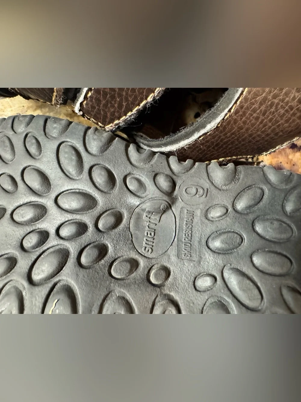 Smartfit Toddler Boys Brown Fisherman Sandals Size 9
